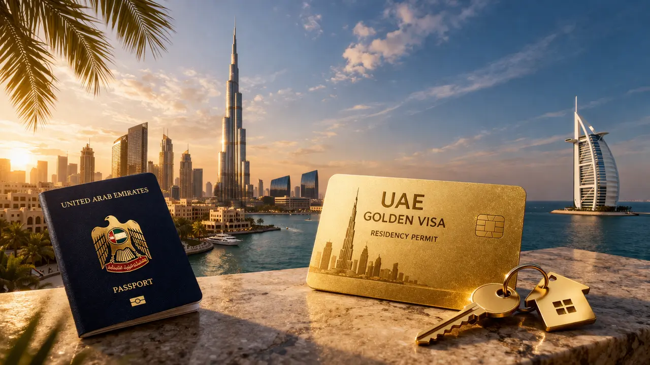 UAE property residency route — RBI programme qualification through AED 2 million freehold investment