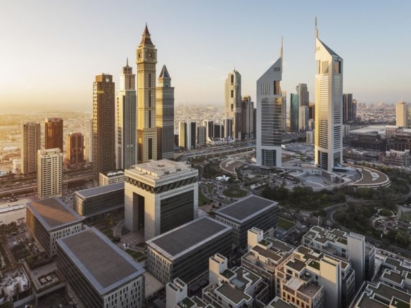 DIFC District Dubai — home to international private banks and wealth management institutions