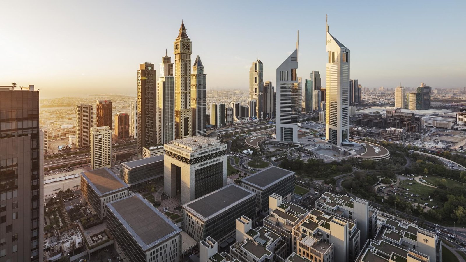 DIFC District Dubai — home to international private banks and wealth management institutions